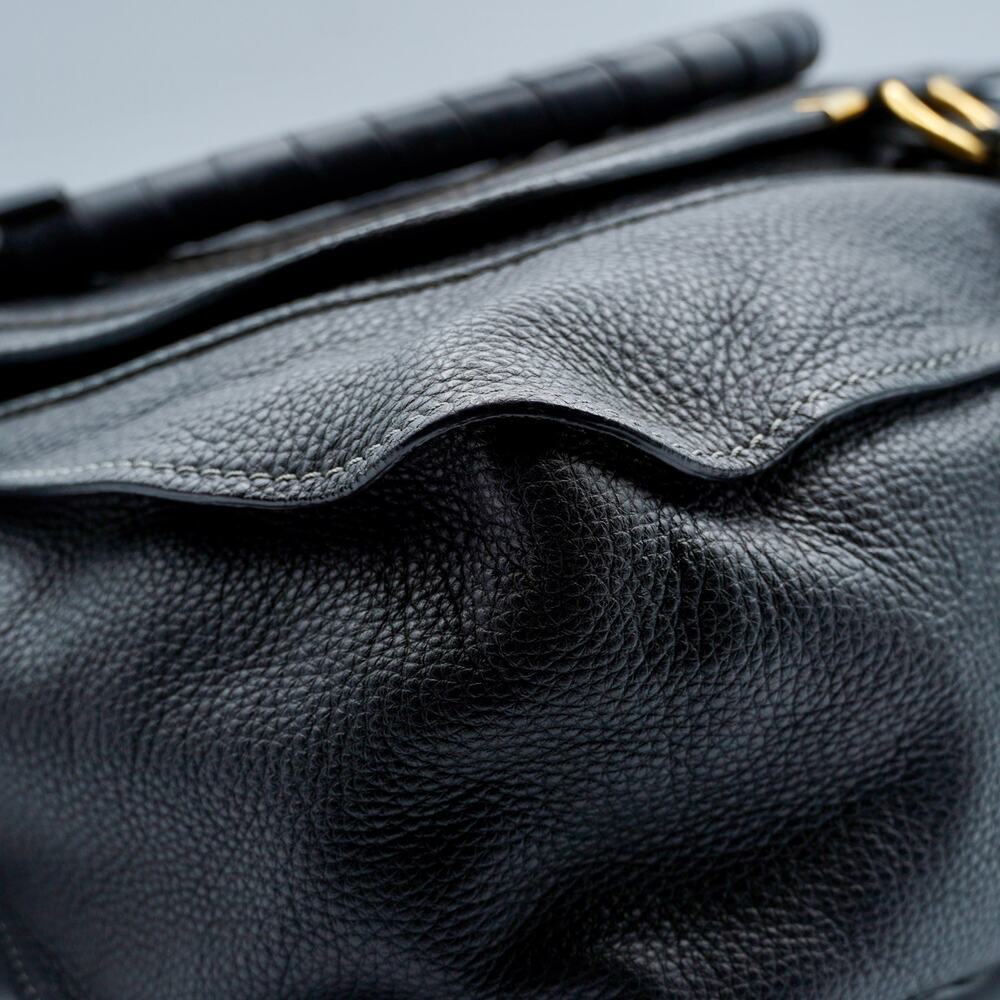 Chloe Calfskin Medium Marcie Satchel Black - Picture 5 of 11
